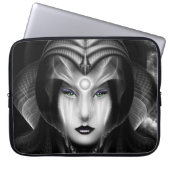 Portrait Cyiria Mitternacht Laptop-Sieb Laptopschutzhülle (Vorderseite)