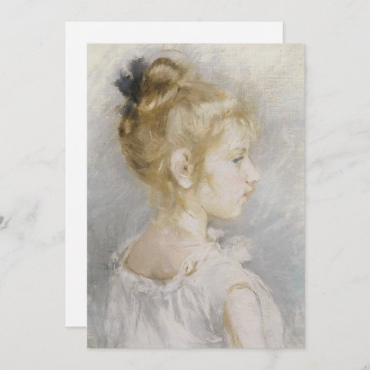 Portrait de Blanche Pontillon | Berthe Morisot (Vorne/Hinten)