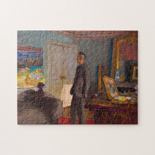 Portrait de Pierre Bonnard, 1930-1935 von Vuillard Puzzle (Horizontal)
