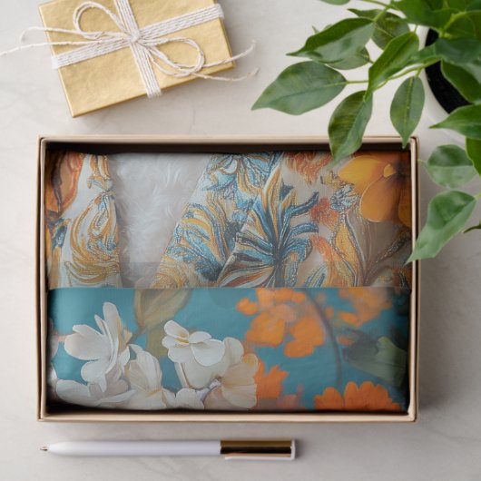 Portrait Decoupage Seidenpapier (Geschenk)