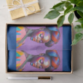 Portrait der Afrikanischen Schönheit 1 Seidenpapier (Geschenk)