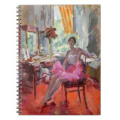 Portrait der Ballerina Vera Trefilova | Korovin Notizblock (Vorderseite)