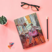 Portrait der Ballerina Vera Trefilova | Korovin Notizblock