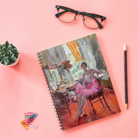 Portrait der Ballerina Vera Trefilova | Korovin Notizblock