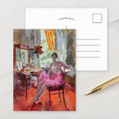 Portrait der Ballerina Vera Trefilova | Korovin Postkarte