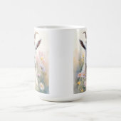 Portrait der Blume "Weichpastel" Kaffeetasse (Mittel)