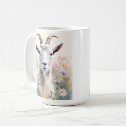 Portrait der Blume "Weichpastel" Kaffeetasse (Vorderseite Links)