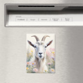 Portrait der Blume "Weichpastel" Magnet (In Situ (Geschirrspüler))