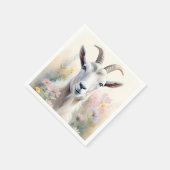 Portrait der Blume "Weichpastel" Serviette (Ecke)