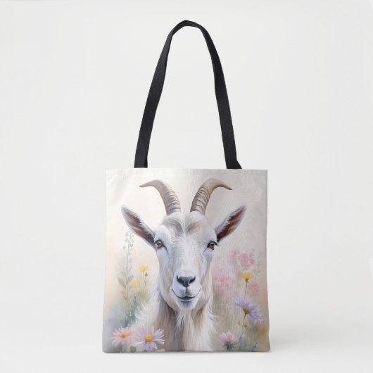 Portrait der Blume "Weichpastel" Tasche (Vorderseite)
