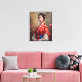 Portrait der Chinesischen Prinzessin Leinwanddruck (Insitu (Wohnzimmer))