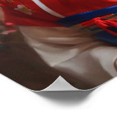 Portrait der Chinesischen Prinzessin Poster (Ecke)