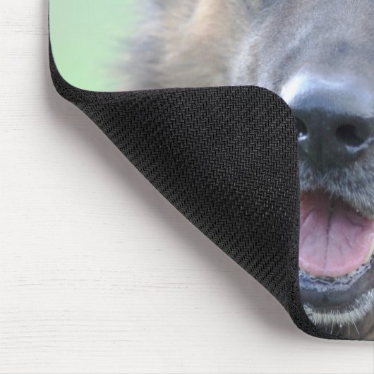 Portrait der deutschen Sheppard Mousepad (Ecke)