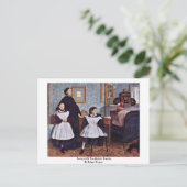 Portrait der Familie Bellelli von Edgar Degas Postkarte (Stehend Vorderseite)