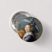 Portrait der französischen Dame Button (Vorne & Hinten)