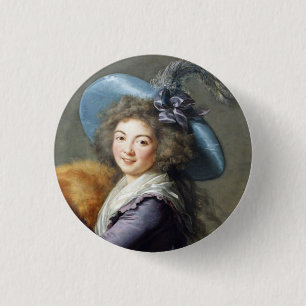 Portrait der französischen Dame Button