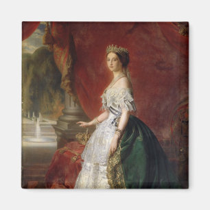 Portrait der französischen Kaiserin Eugenie Magnet