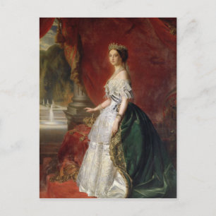 Portrait der französischen Kaiserin Eugenie Postkarte