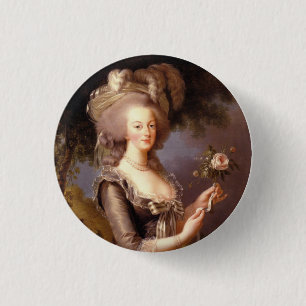 Portrait der französischen Königin, Marie Antoinet Button