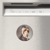 Portrait der französischen Revolutionsdame Magnet (In Situ (Geschirrspüler))