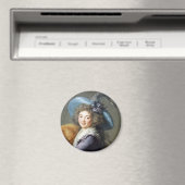Portrait der französischen Revolutionsdame Magnet (In Situ (Geschirrspüler))