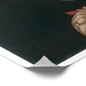 Portrait der Frau, 1460 Poster (Ecke)