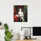Portrait der Frau, 1677 Poster (Heimbüro)
