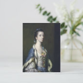 Portrait der Frau, 1758 Postkarte (Stehend Vorderseite)