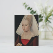 Portrait der Frau, c.1450-60 Postkarte (Stehend Vorderseite)