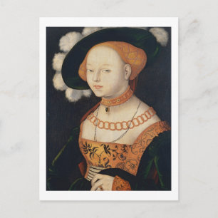 Portrait der Frau, c.1530 Postkarte