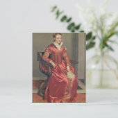 Portrait der Frau, c.1555-60 Postkarte (Stehend Vorderseite)