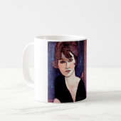Portrait der Frau, Modigliani Kaffeetasse (Vorderseite Links)