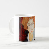 Portrait der Frau, Modigliani Kaffeetasse (Vorderseite Links)