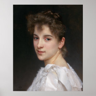 Portrait der Gabrielle Cot Bouguereau Leinwand Poster