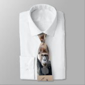 Portrait der Gorilla-Krawatte Krawatte (Gebunden)