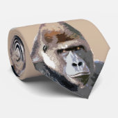 Portrait der Gorilla-Krawatte Krawatte (Gerollt)