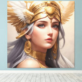 Portrait der Göttin Athena Leinwanddruck (Insitu (Holzboden))