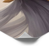 Portrait der Göttin Athena Poster (Ecke)