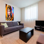 Portrait der griechischen Göttin Athena | Art der Poster