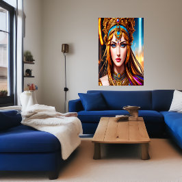 Portrait der griechischen Göttin Hera | AI Art Pos Poster