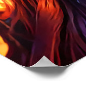 Portrait der griechischen Göttin Persephone | Art Poster (Ecke)