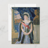 Portrait der Großherzogin Maria Pavlovna Postkarte (Vorne/Hinten)