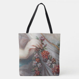 Portrait der Hand einer Dame nah Tasche