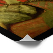 Portrait der Infanta Margarita Poster (Ecke)