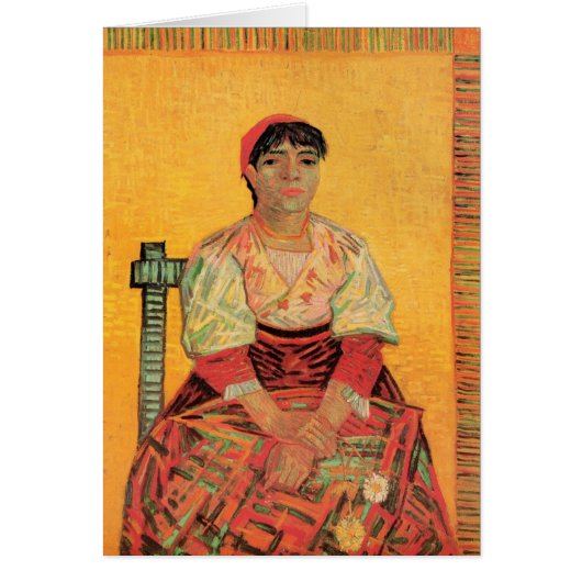 Portrait der italienischen Frau von Vincent van Go (Vorne)