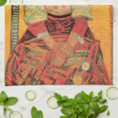 Portrait der italienischen Frau von Vincent van Go Geschirrtuch (Gefaltet)