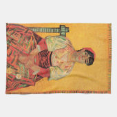 Portrait der italienischen Frau von Vincent van Go Geschirrtuch (Horizontal)
