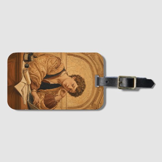 Portrait der italienischen Renaissance-Girl mit Ko Gepäckanhänger (Vorderseite (Horizontal))