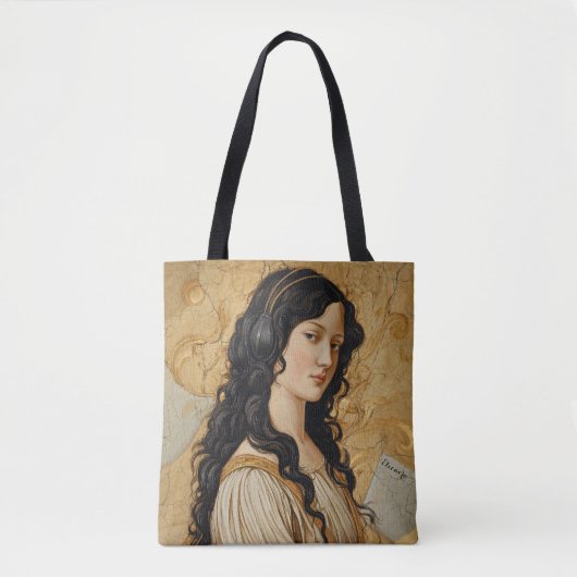 Portrait der italienischen Renaissance-Girl mit Ko Tasche (Vorderseite)
