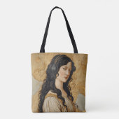 Portrait der italienischen Renaissance-Girl mit Ko Tasche (Rückseite)